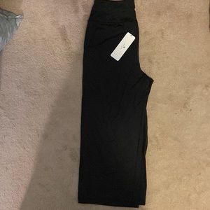 Wide leg athletic pants